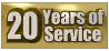 20 years of service