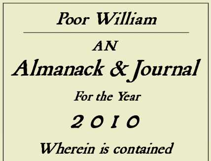Poor William's Almanack - Wherein Is Contained: