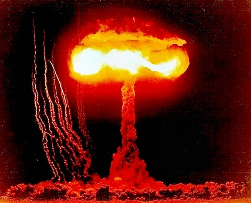 Atomic Bomb exploding