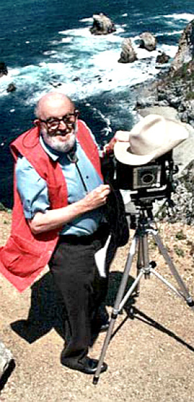 Ansel Adams at work