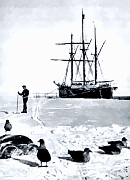 Explorer Roald Amundsen's ship Fram