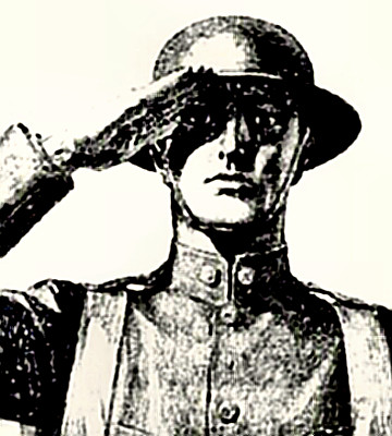 Armistice Day - doughboy salutes