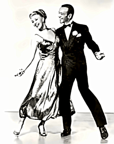 Dancers Fred Astaire & Ginger Rogers