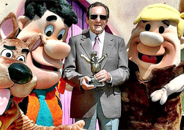 Joseph Barbera with friends