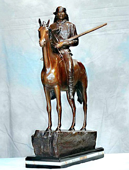Earl Bascom's sculpture Cochise