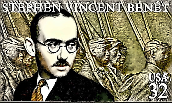Poet Stephen Vincent Bent Commerative stamp