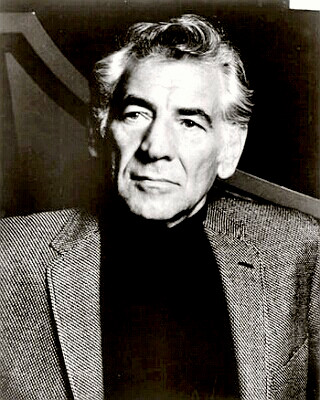 Conductor Leonard Bernstein