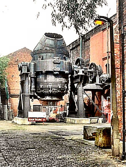 The Bessemer Converter for making steel