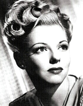 Singer & Actress Vivian Blaine