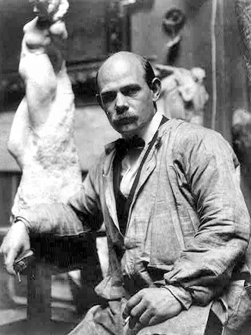 Sculptor Gutzon Borglum