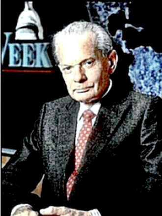 News Anchor David Brinkley