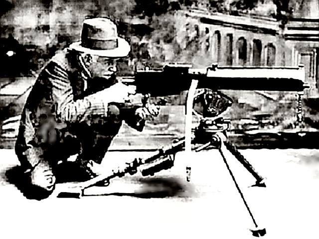 Weapons Inventor John Moses Browning at work