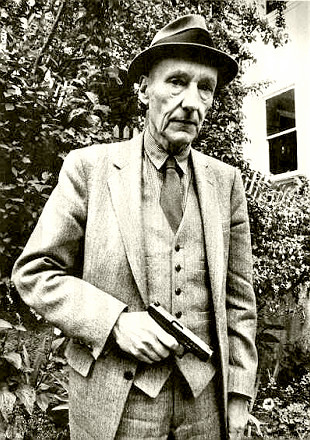 William S. Burroughs with gun