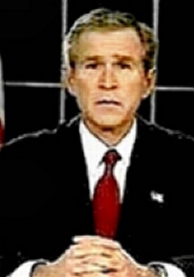 President Bush - What, me worry? 