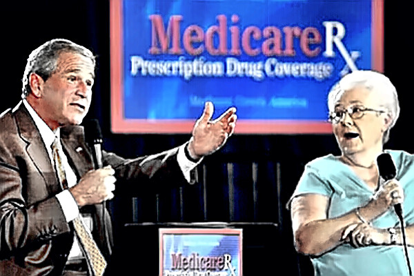 President Bush selling Medicare drug program