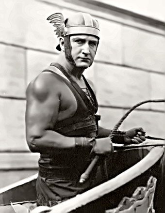 Actor Francis X. Bushman as Ben Hur