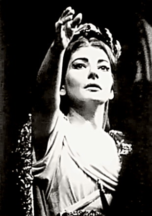 Diva Maria Callas at work