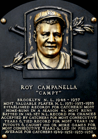 Dodger Hall of Famer Roy Campanella