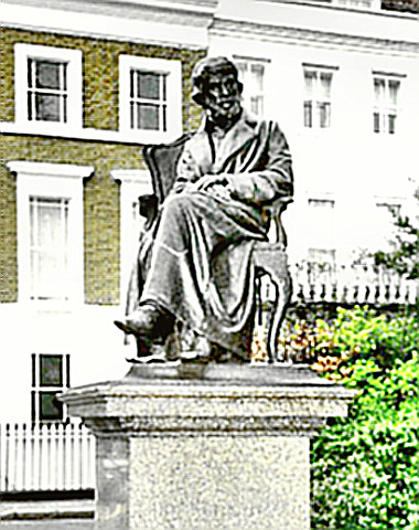 Statue of Historian Thomas Carlyle