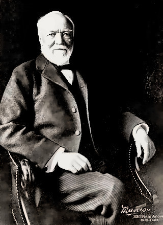 Philanthropist Andrew Carnegie