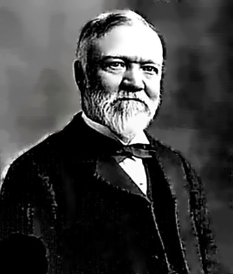 Industrialist Andrew Carnegie
