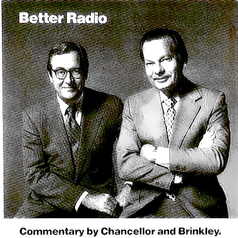 News Reporter John (William) Chancellor with Brinkley