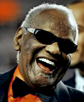 Grammy award-winning singer Ray Charles