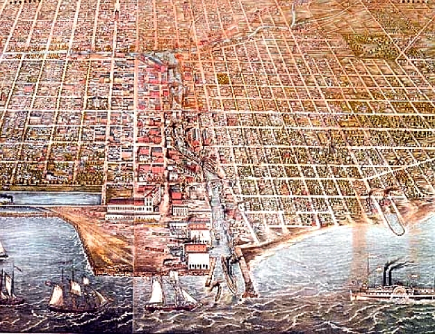Chicago in 1857