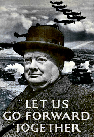 Winston Churchill War Poster