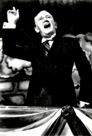 George M. Cohan in one of his shows