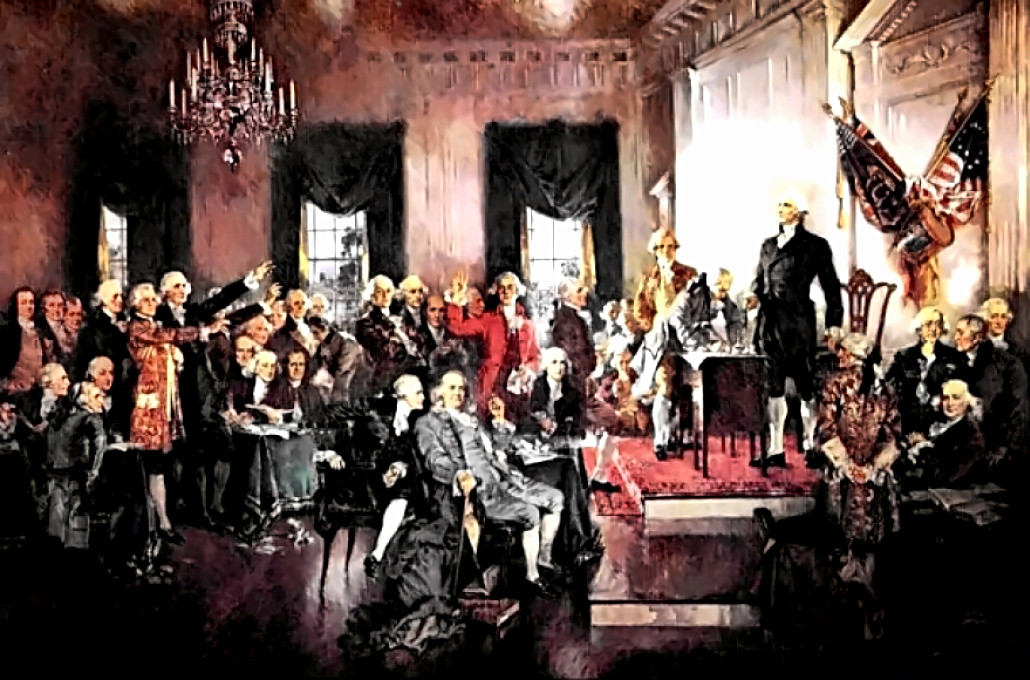 US Constitution signed in convention