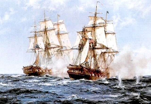 USS Constitution vs. HMS Java