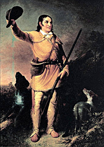 Frontiersman Davy Crockett