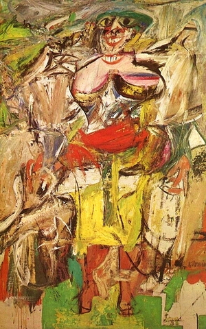 Willem de Kooning - Woman and bicycle