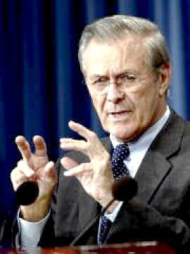Secretary of Defense Donald Rumsfeld