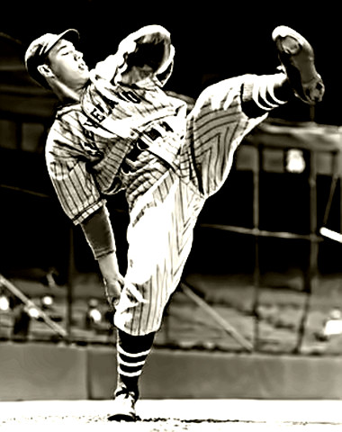 Cleveland Pitcher Bob Feller