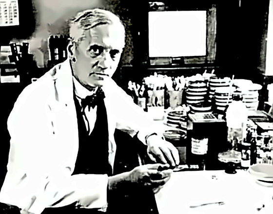 Physician Sir Alexander Fleming