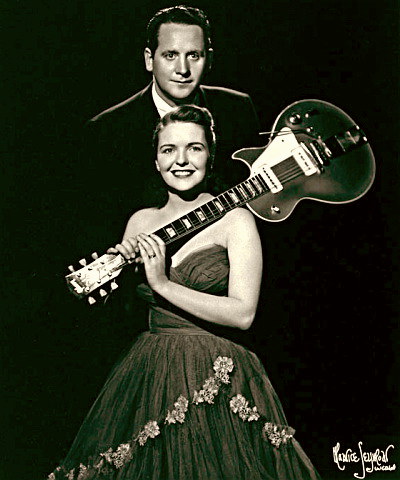 Singer Mary Ford with Les Paul