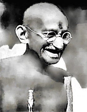 Mahatma (Mohandas) Gandhi in 1942