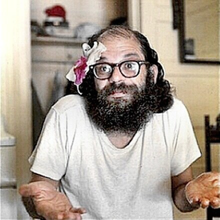 Poet Allen Ginsberg