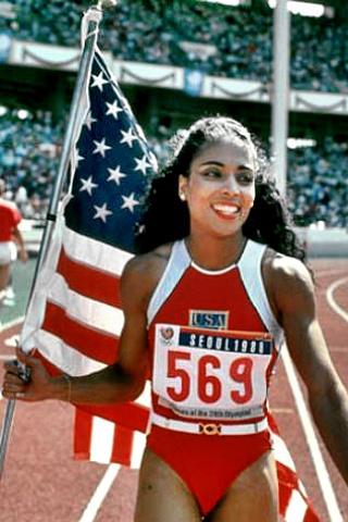 Track Star Florence Griffith-Joiner, Flo-Jo