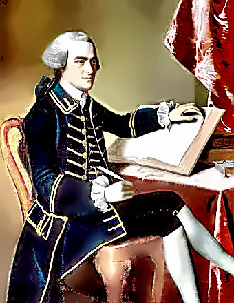 John Hancock, first President of Continental Congress