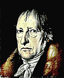 Portrait of Philosopher G.W.F. Hegel