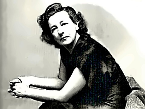 Playwright Lillian Hellman