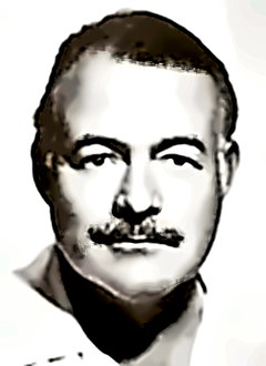 Writer Ernest Hemingway