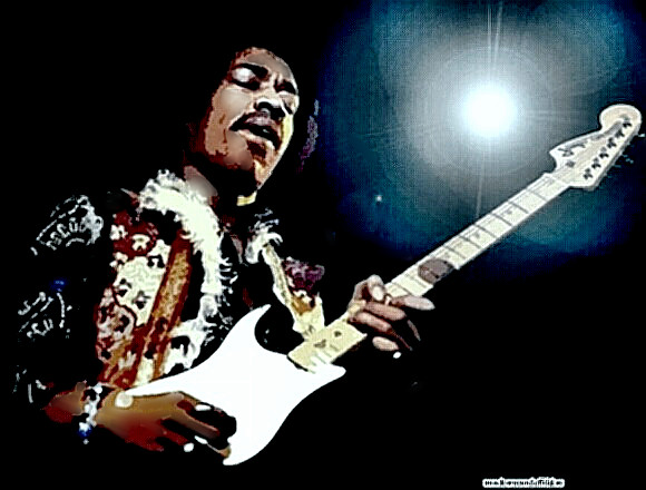 Musician Jimi Hendrix