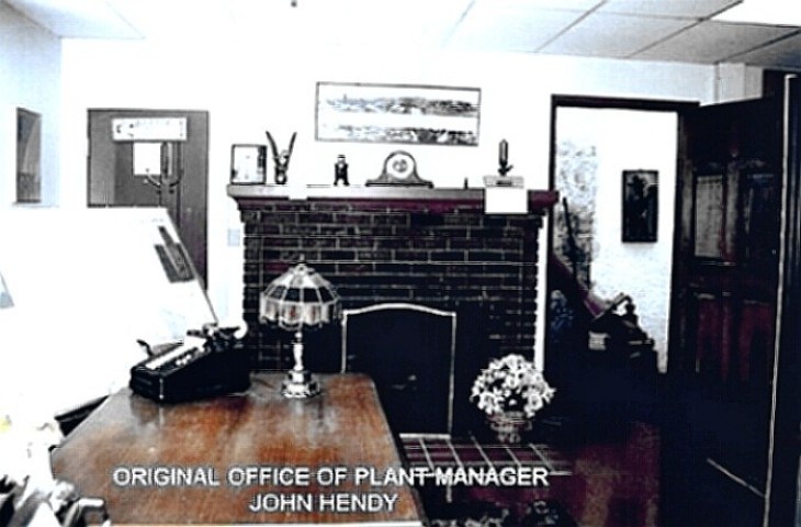 Hendy Plant Manager's office
