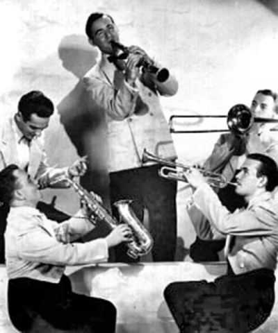 Woody Herman with his Herd