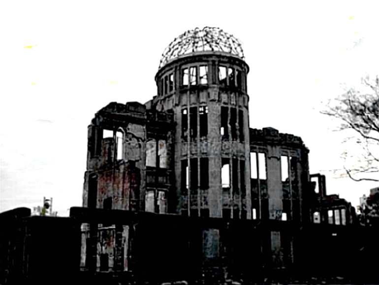 Hiroshima Peace Memorial - only structure that survived near ground zero