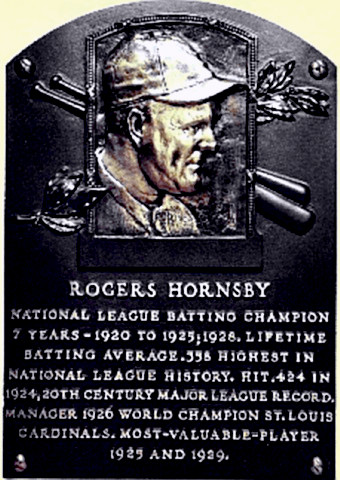 Hall of Famer Rogers Hornsby